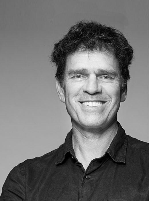 Schwarz-Weiß Porträt von Andreas Wäldig, Finance